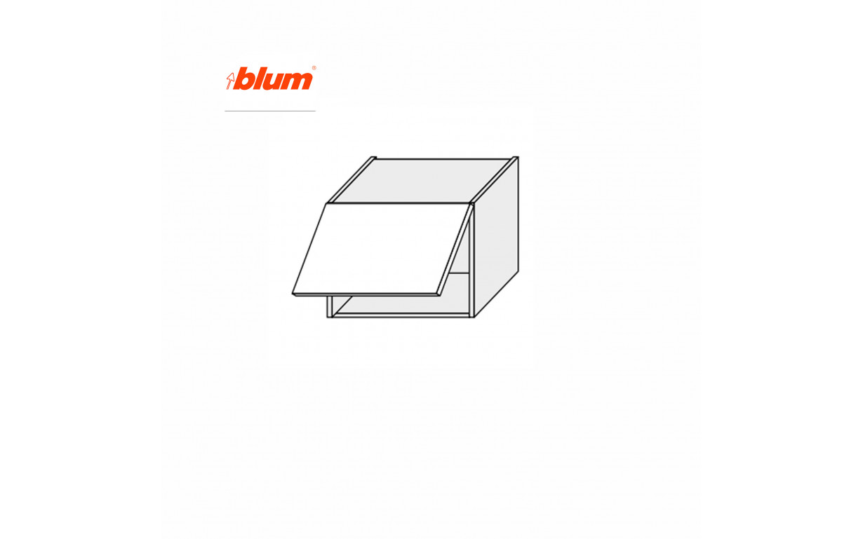 Кухонна секція Міленіум WG верхня 40В/360 1дв Aventos Pro Blum - Фото